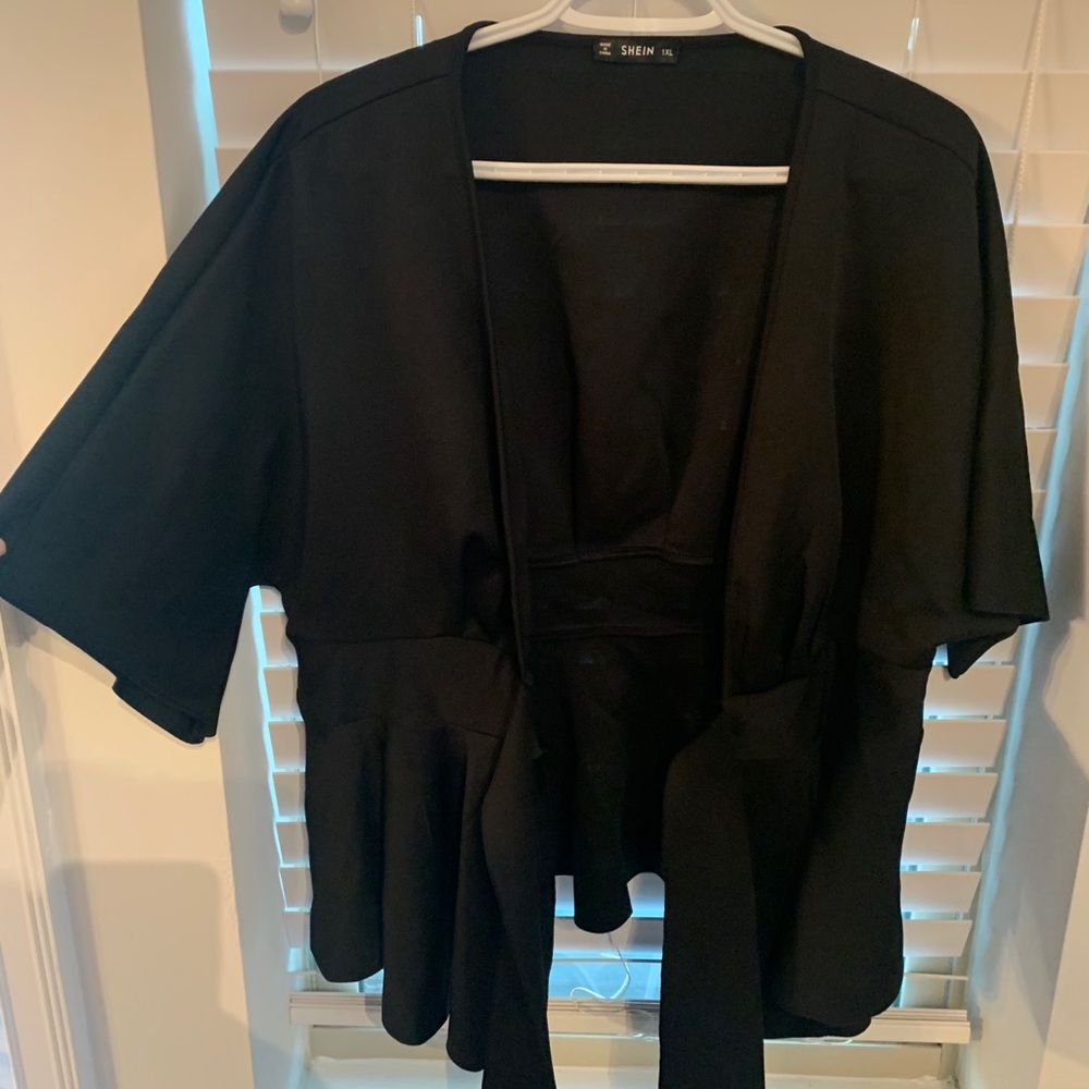 Shein Wrap Blouse